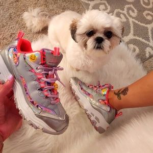 Skechers Delites Emoji Sneakers Youth Size 5